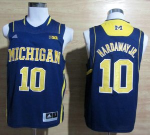 Maillot De Basket NCAA Michigan Wolverines Tim Hardaway Jr. 10 Basketball Authentique Marine